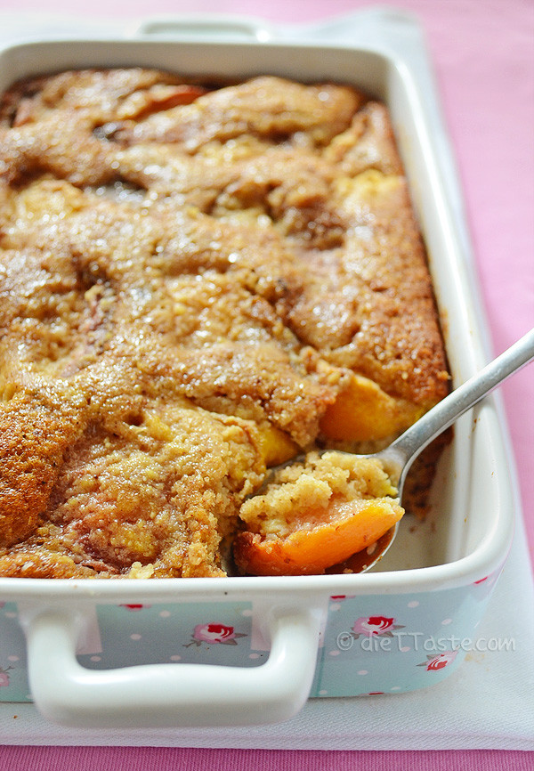 Low Calorie Peach Recipes
 Peach Cobbler with Chickpea Flour