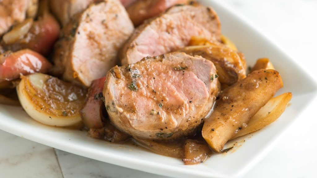 Low Calorie Recipes For Pork Chops
 Apple Mustard Pork Chop recipe diabetic friendly low carb