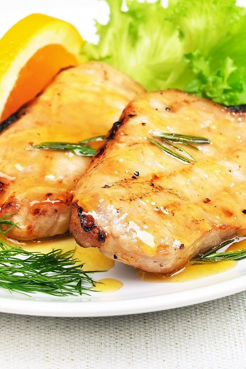 Low Calorie Recipes For Pork Chops
 Skinny Orange Glazed Pork Chops in 2019