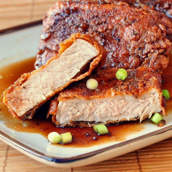 Low Calorie Recipes For Pork Chops
 Double Crunch Honey Garlic Pork Chops Recipe