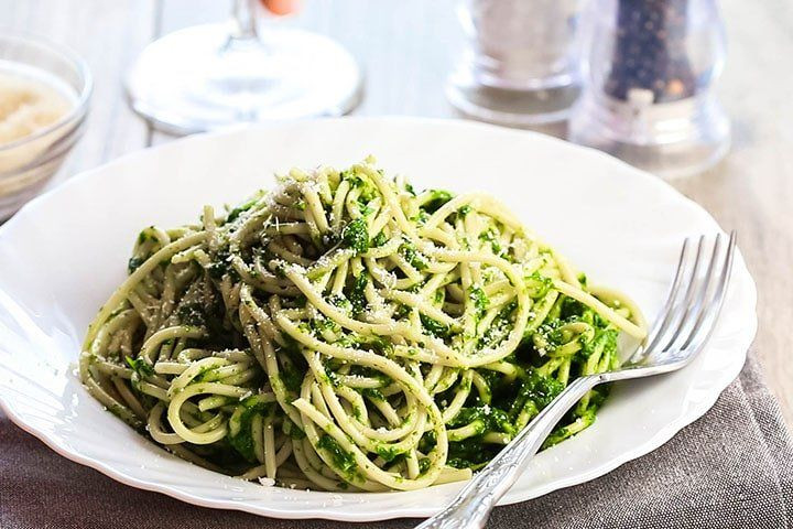 Low Calorie Spaghetti Sauce
 Spaghetti with Spinach Sauce Recipe
