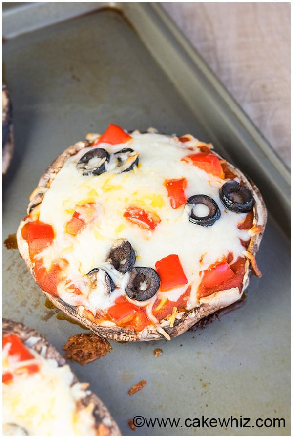 Low Carb Portobello Mushroom Recipes
 Portobello Mushroom Pizza Low Carb Recipe CakeWhiz