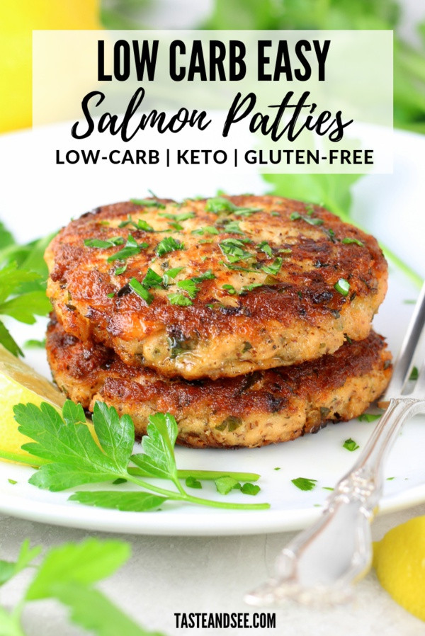 Low Carb Salmon Patties
 Easy Low Carb Salmon Patty Recipe