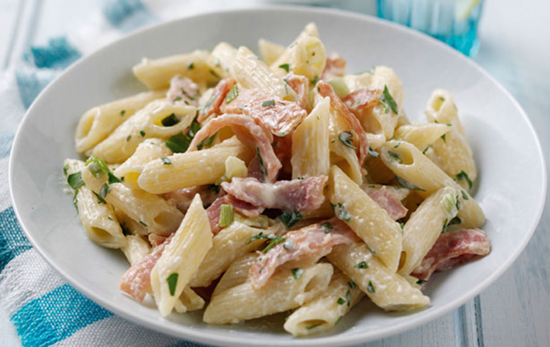 Low Cholesterol Pasta Recipes
 Lower fat Penne Carbonara Dinner Recipes