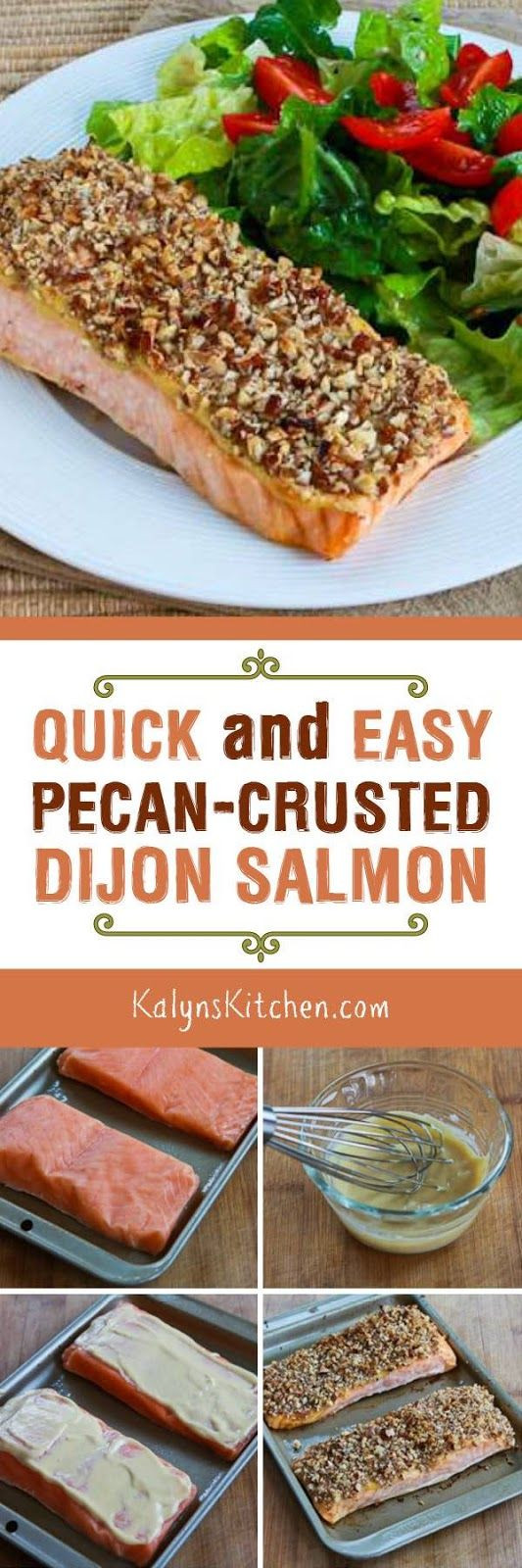 Low Cholesterol Salmon Recipes
 Quick and Easy Low Carb Pecan Crusted Dijon Salmon