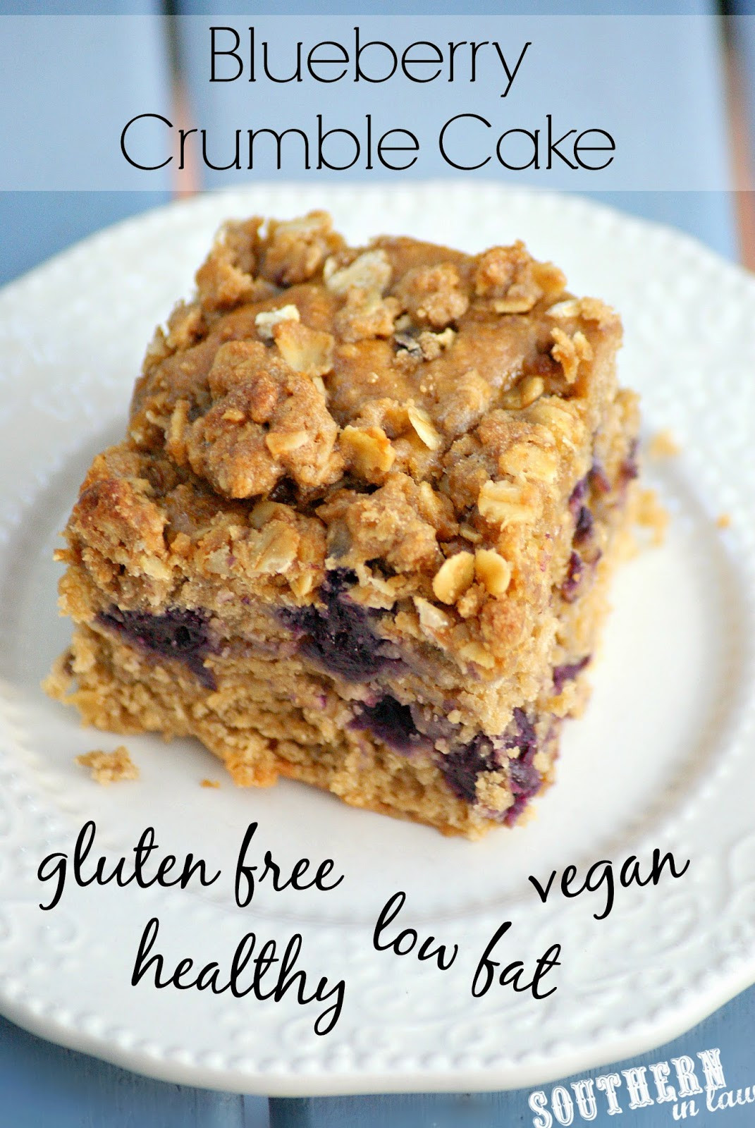 Low Cholesterol Vegetarian Recipes
 Southern In Law Recipe Healthy Blueberry Crumble Cake