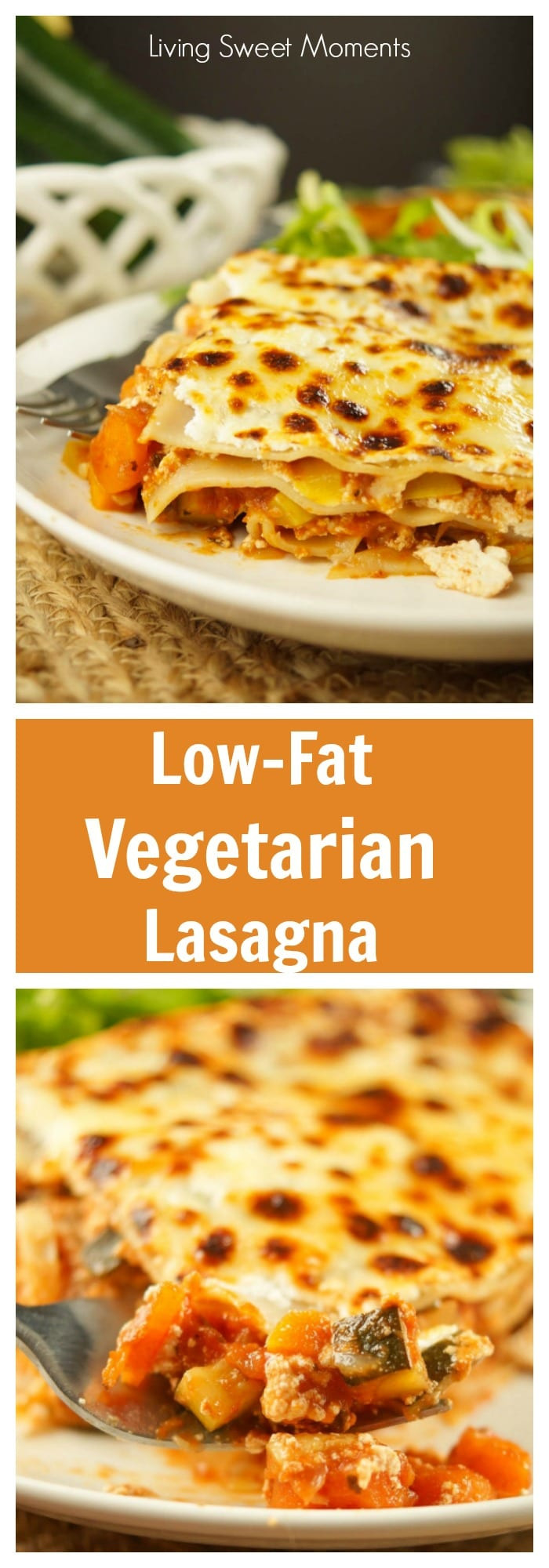 Low Cholesterol Vegetarian Recipes
 Low Fat Ve arian Lasagna Recipe Living Sweet Moments