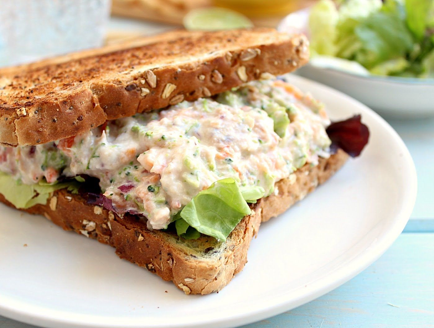 Low Fat Chicken Salad Sandwich Recipes
 Simple Chicken Salad Sandwich