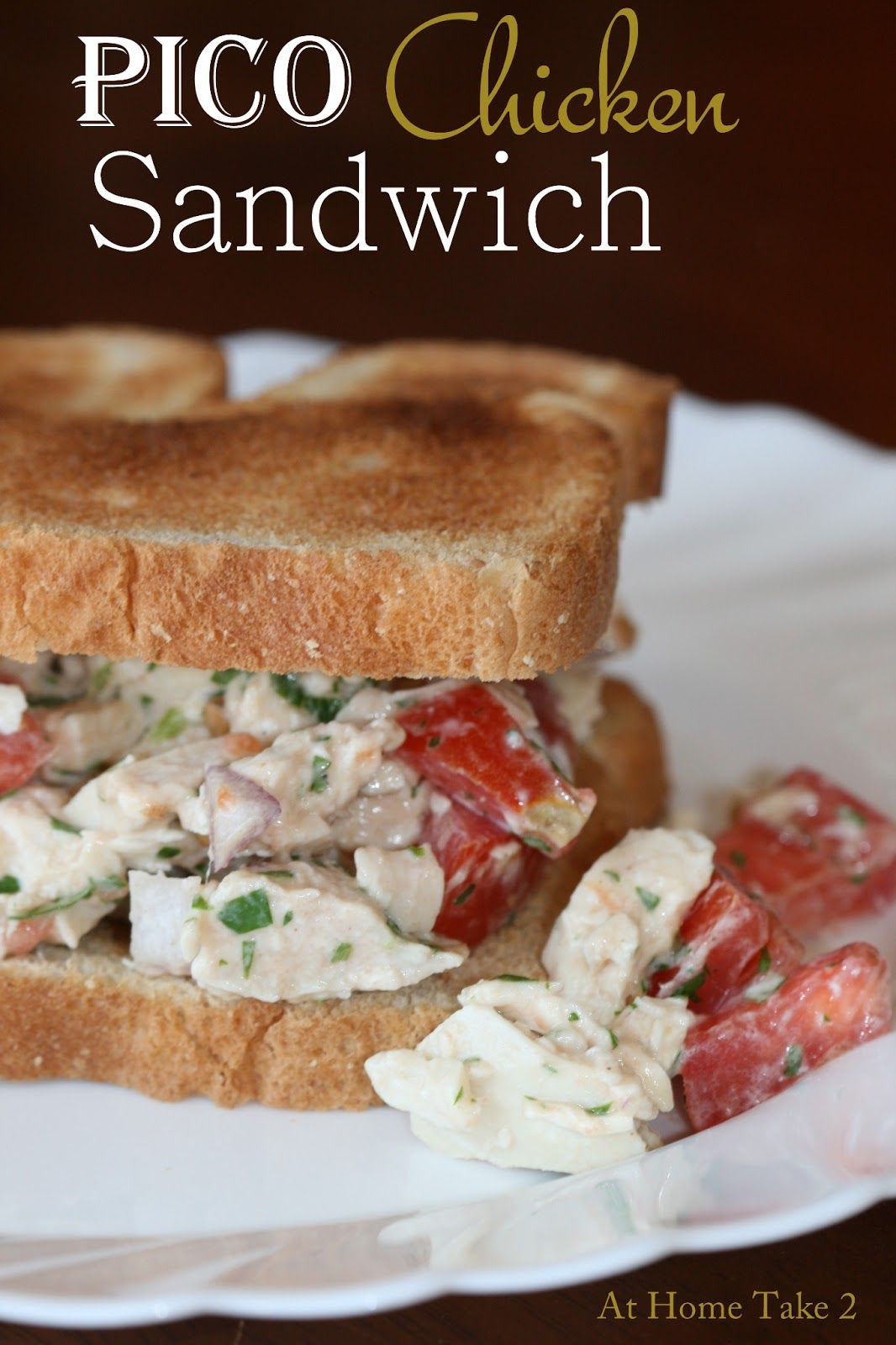 Low Fat Chicken Salad Sandwich Recipes
 Pico Chicken Sandwich With images
