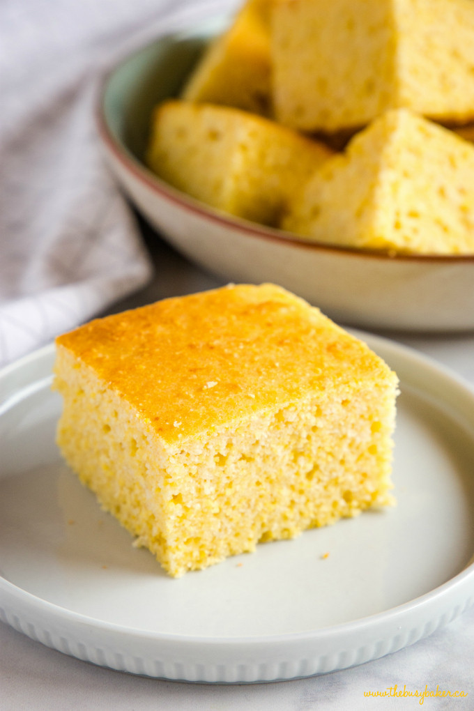 Low Fat Cornbread
 Healthier Low Fat Cornbread Made with Applesauce The