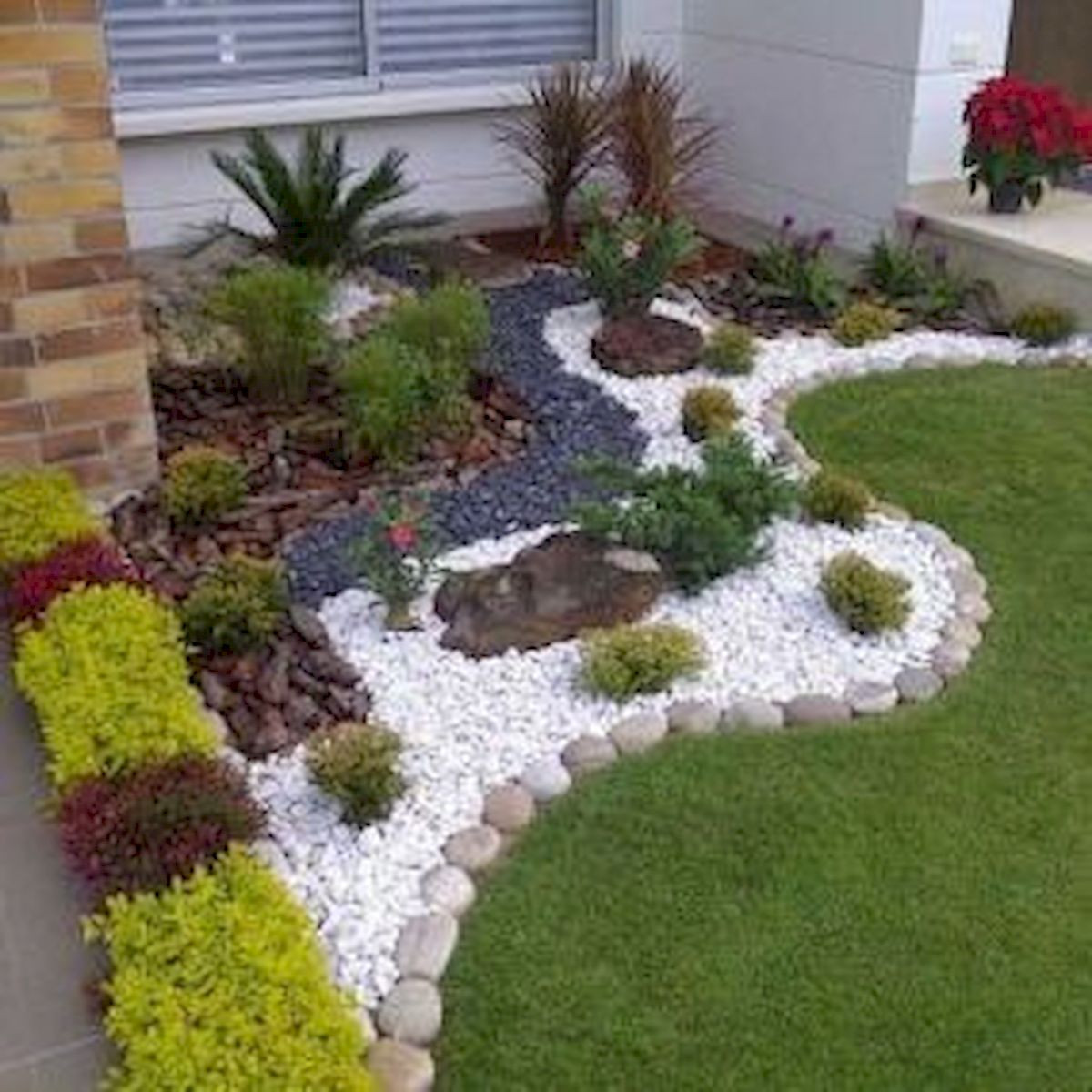 Low Maintenance Backyard Design
 Genius Low Maintenance Rock Garden Design Ideas for