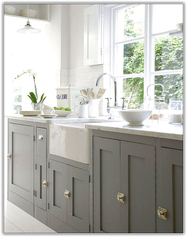 Lowering Kitchen Cabinets
 different color upper and lower cabinets love the color