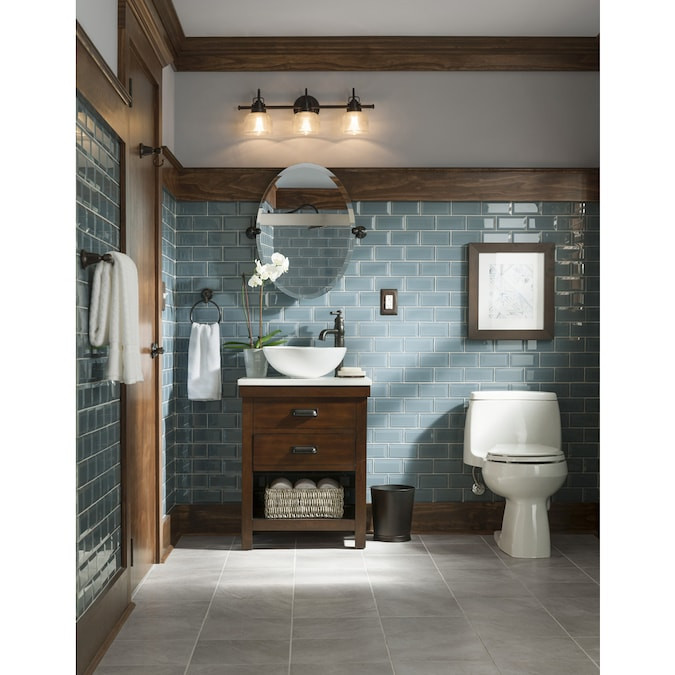 Lowes 24 Bathroom Vanity
 Style Selections Cromlee 24 in Bark Single Sink Bathroom