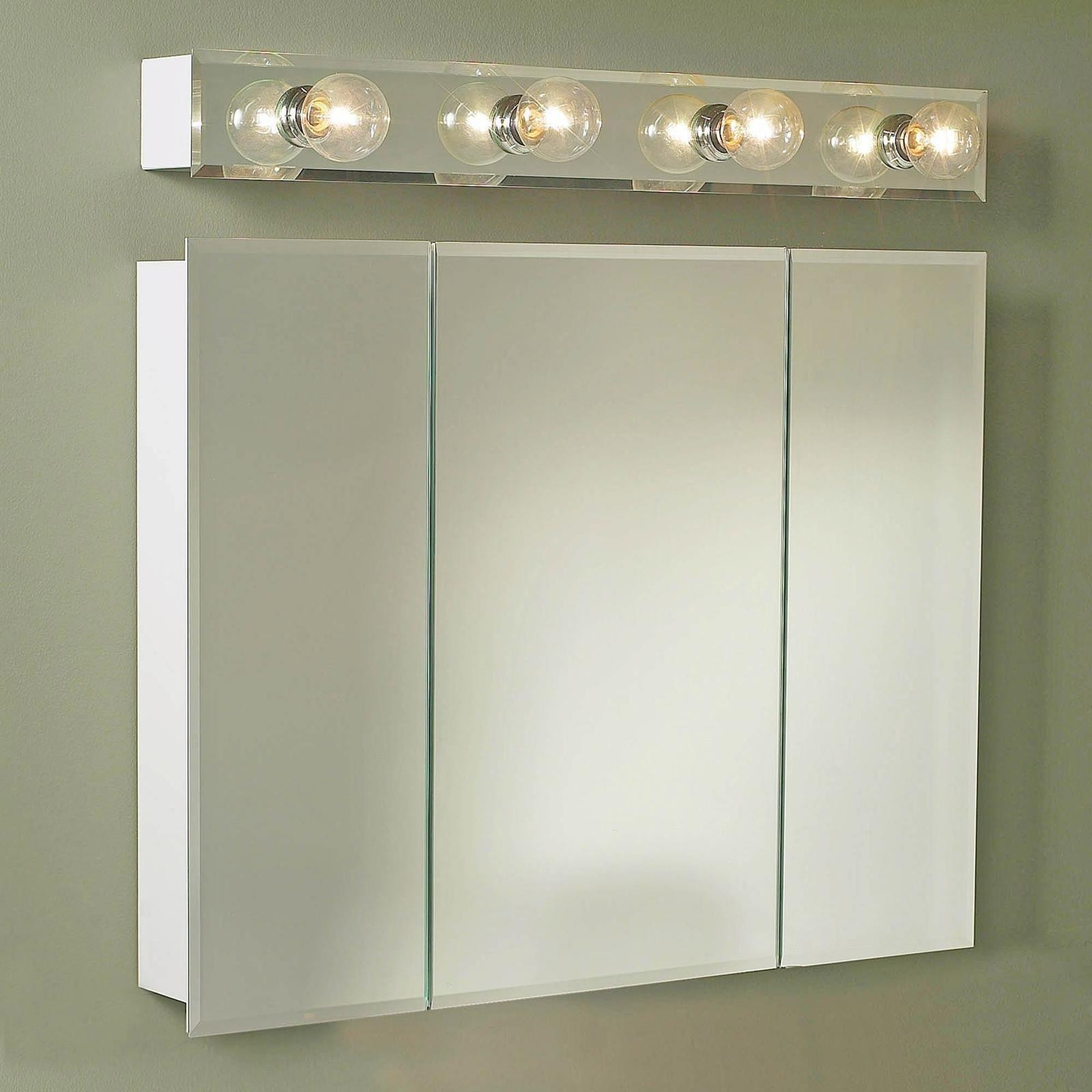 Lowes Bathroom Storage Cabinets
 20 Collection of 3 Door Medicine Cabinets With Mirrors