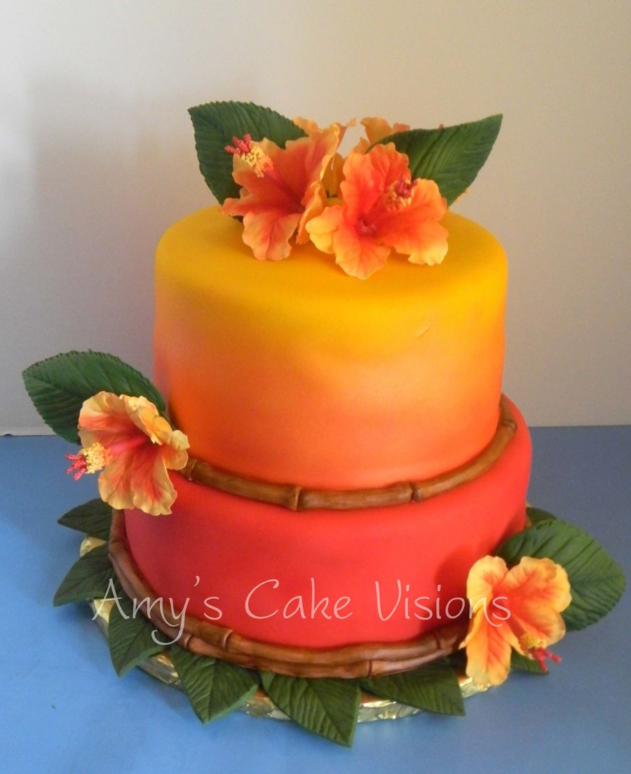 Luau Birthday Cake
 Luau CakeCentral