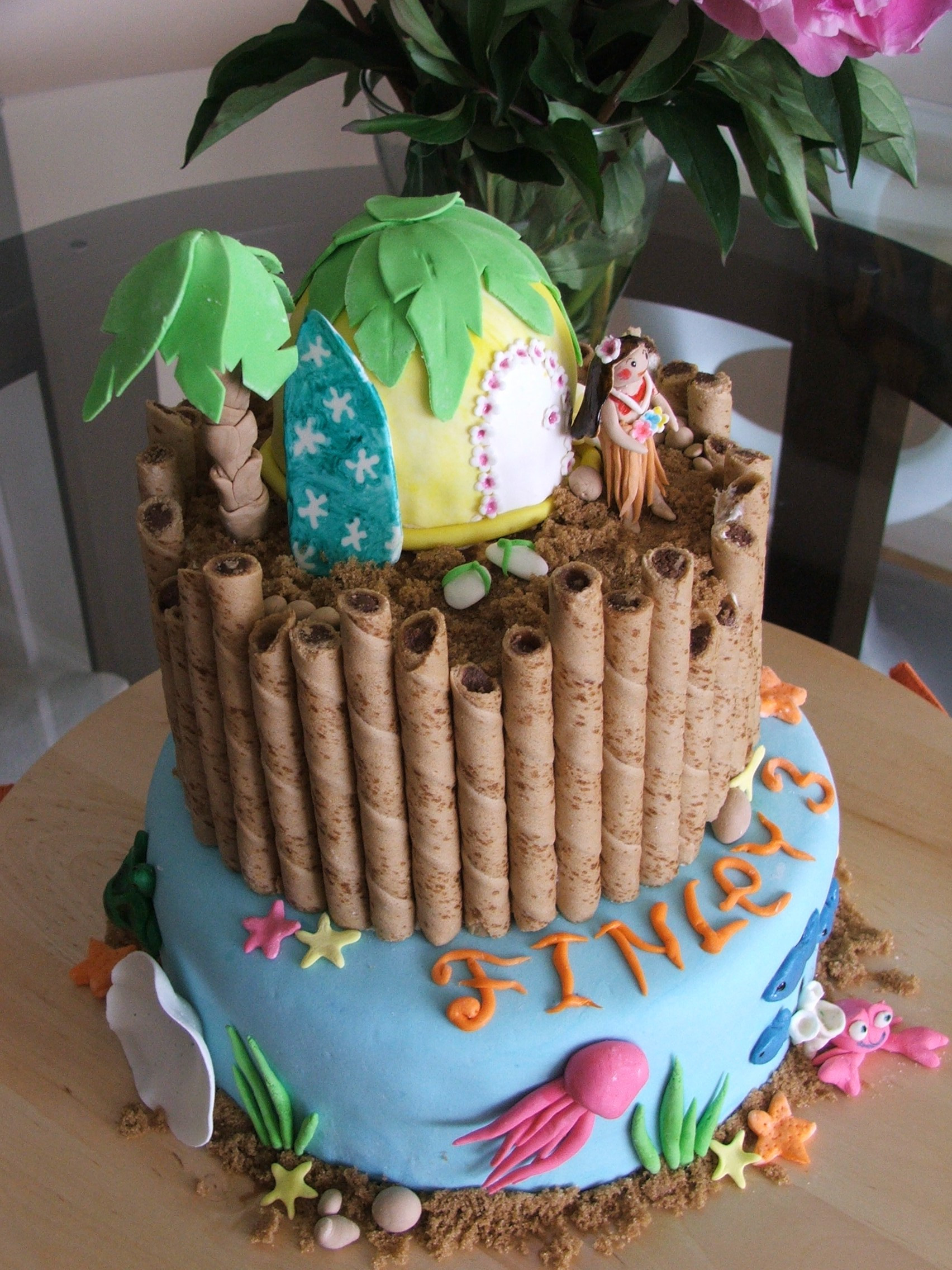 Luau Birthday Cake
 Birthday Cakes Cakes Inc