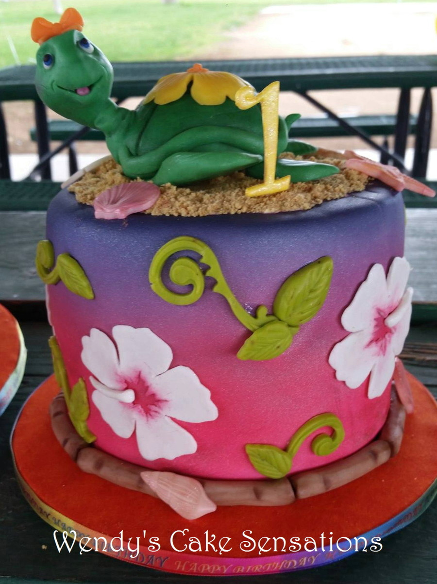 Luau Birthday Cakes
 Luau 1St Birthday Cake CakeCentral