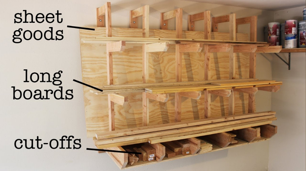 Lumber Storage Rack DIY
 storage for wood scraps Google Search