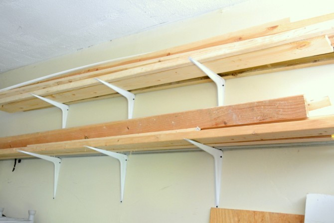 Lumber Storage Rack DIY
 Cheap and Easy DIY Lumber Rack • Ugly Duckling House