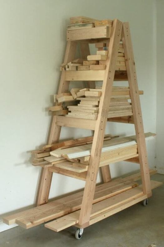 Lumber Storage Rack DIY
 Easy Portable Lumber Rack Free DIY Plans  Rogue Engineer