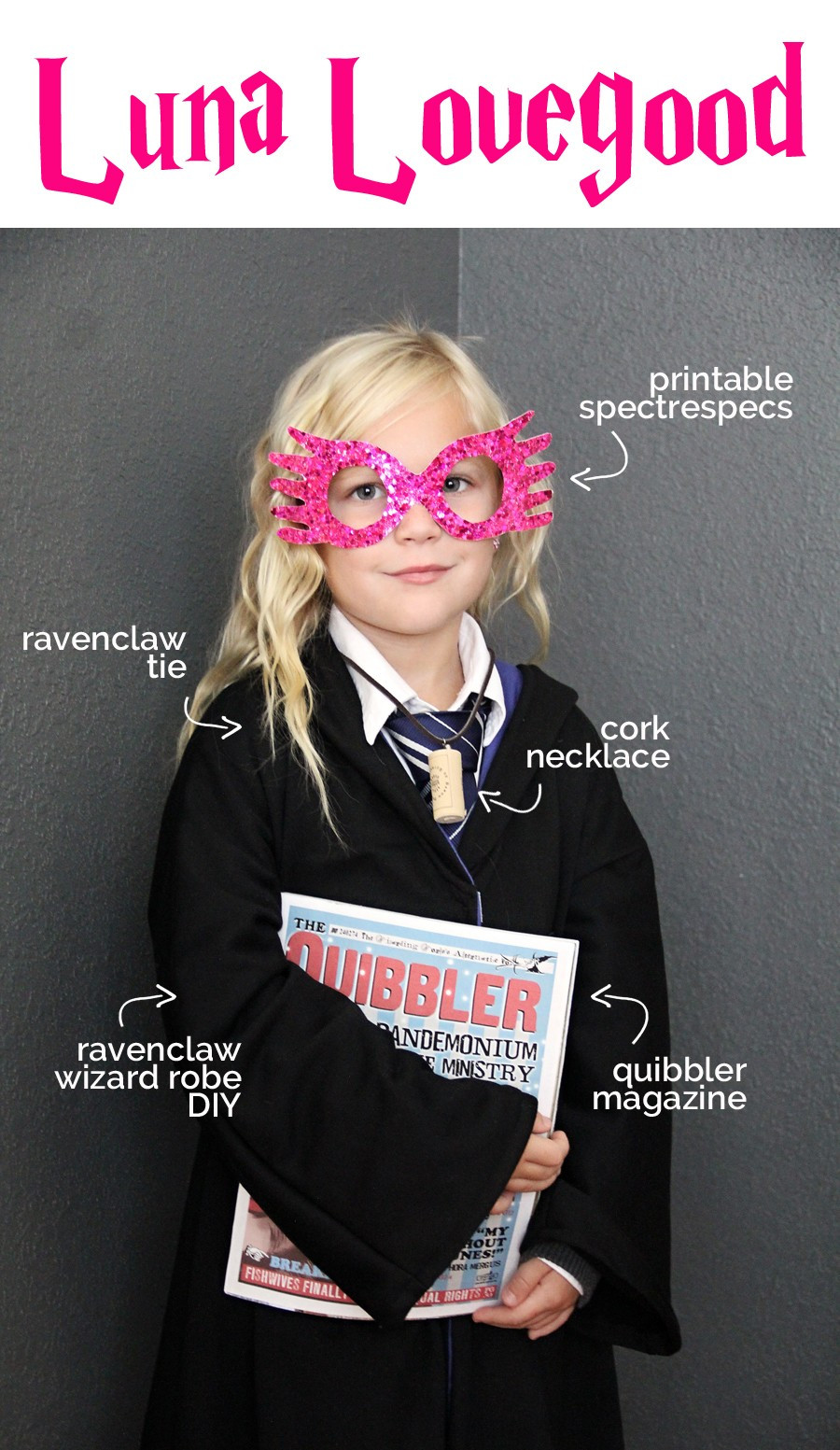 Luna Lovegood Costume DIY
 Luna Lovegood Costume DIY The Sewing Rabbit