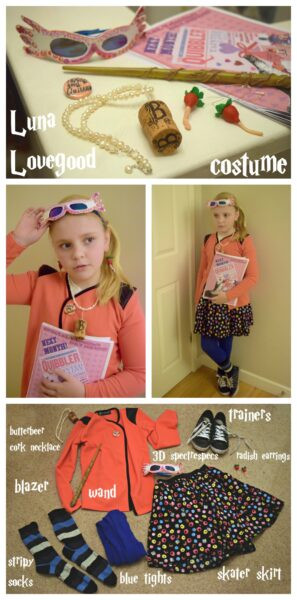 Luna Lovegood Costume DIY
 Last Minute Luna Lovegood Costume