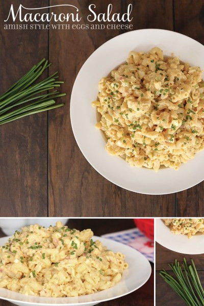 Macaroni Salad With Egg And Cheese
 Ultimate Macaroni Salad – Amish style with eggs and cheese