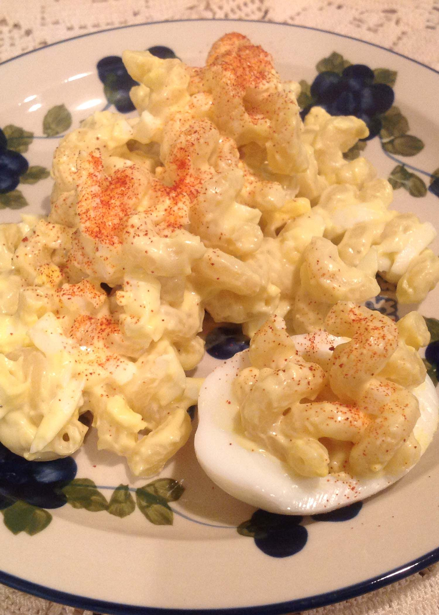 Macaroni Salad With Egg And Cheese
 Deviled Egg Pasta Salad I got the recipe from