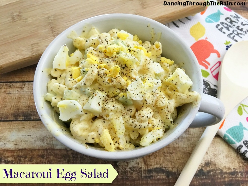 Macaroni Salad With Egg And Cheese
 Macaroni Egg Salad