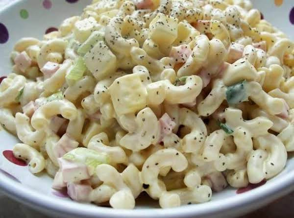 Macaroni Salad With Ham And Cheese Recipe
 Easy Macaroni Salad With Ham Recipe