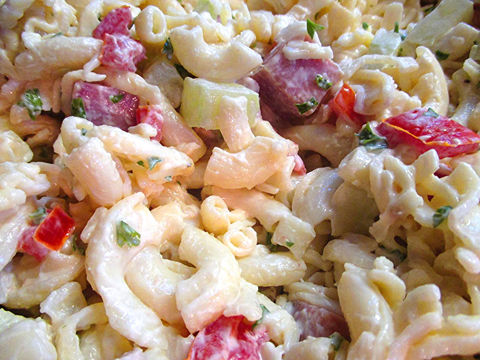 Macaroni Salad With Ham And Cheese Recipe
 Ham and Cheese Macaroni Salad Recipe