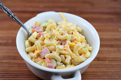 Macaroni Salad With Ham And Cheese Recipe
 Simple Macaroni Ham and Cheese Cold Salad Recipe Cully s