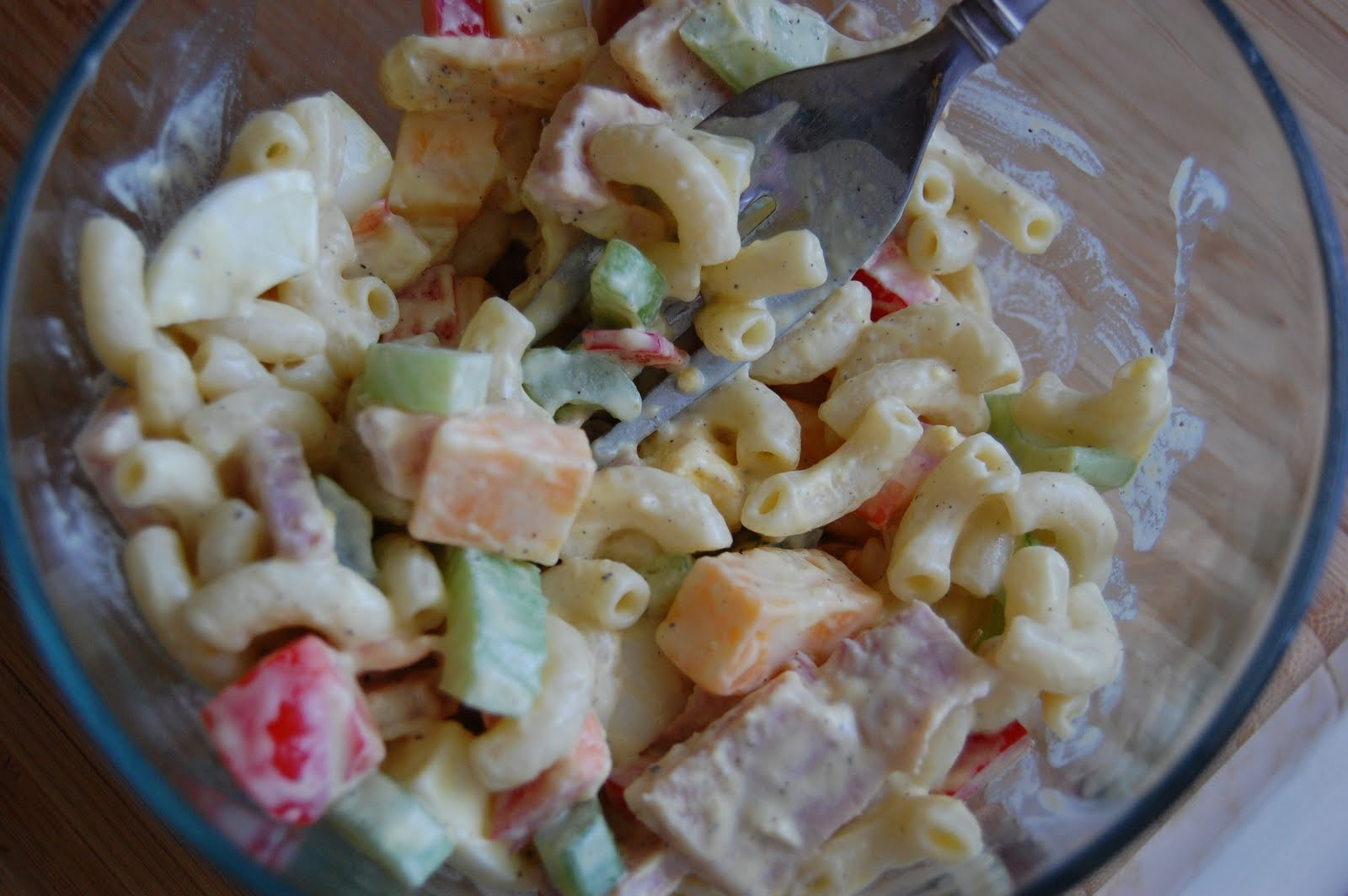 Macaroni Salad With Ham And Cheese Recipe
 Food Fun & Life Ham & Cheese Macaroni Salad