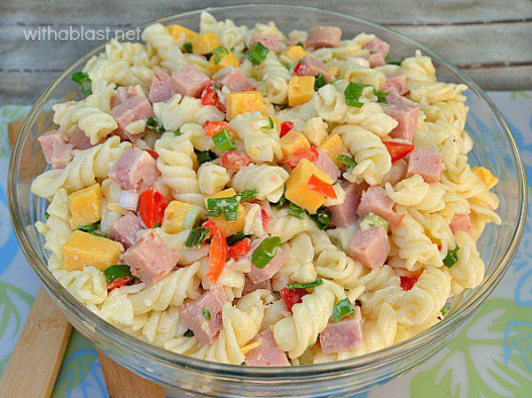 Macaroni Salad With Ham And Cheese Recipe
 Linda Nortje on Twitter "Ham & Cheese Pasta Salad