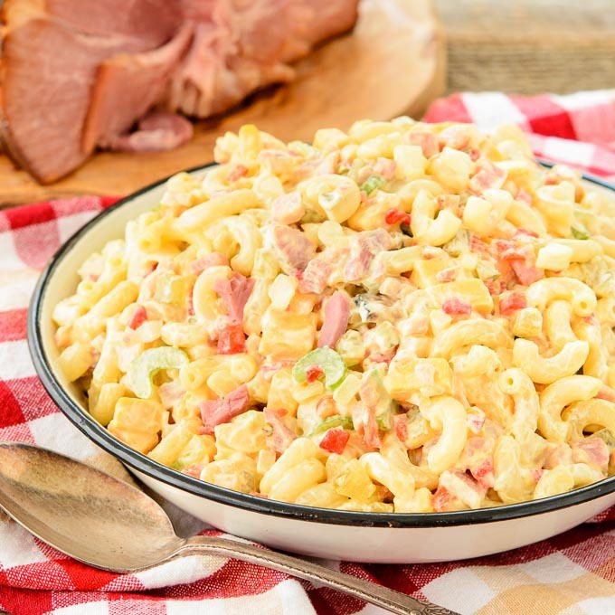 Macaroni Salad With Ham And Cheese Recipe
 Southern Ham Macaroni Salad