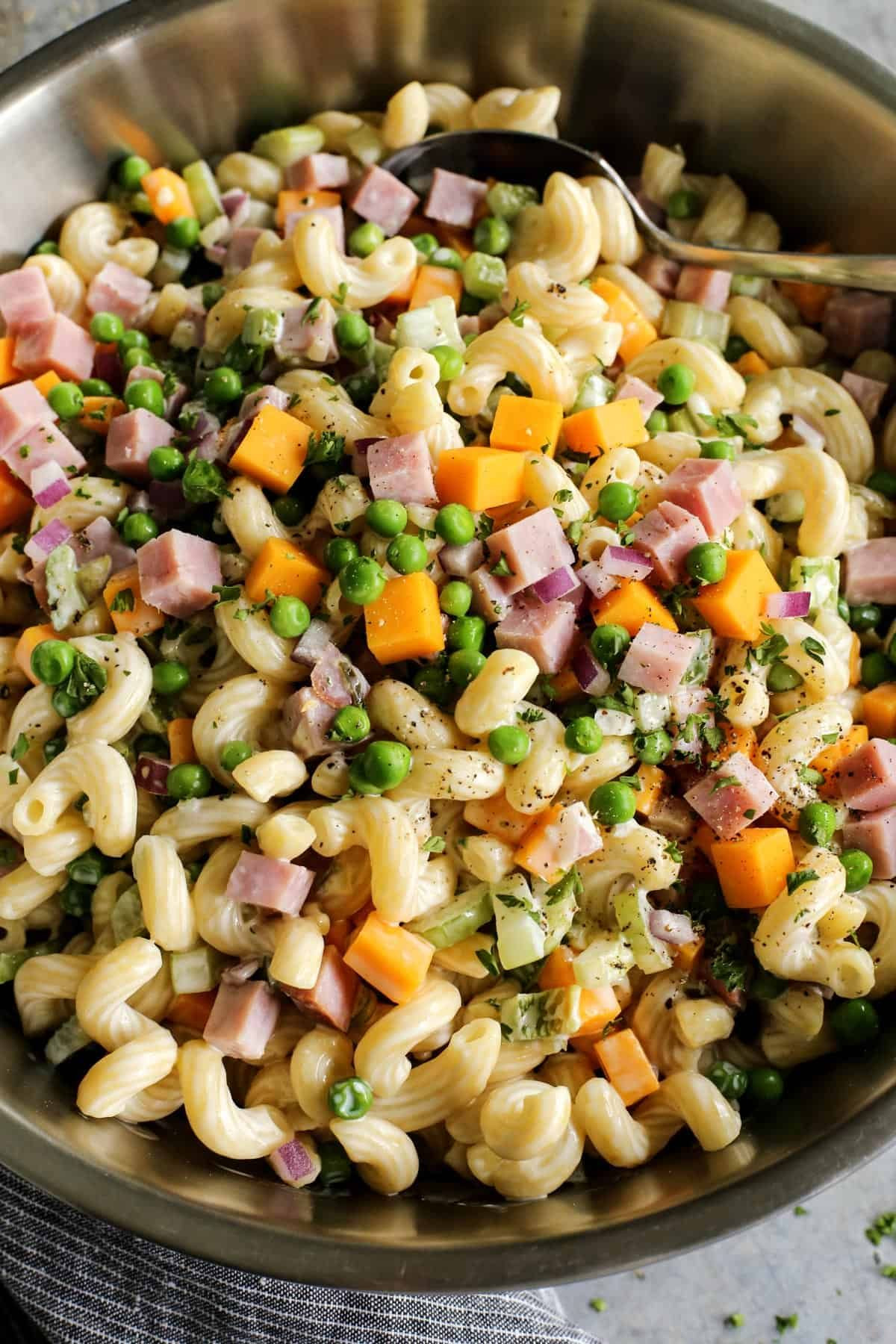 Macaroni Salad With Ham And Cheese Recipe
 Macaroni Salad with Ham and Cheese Recipe