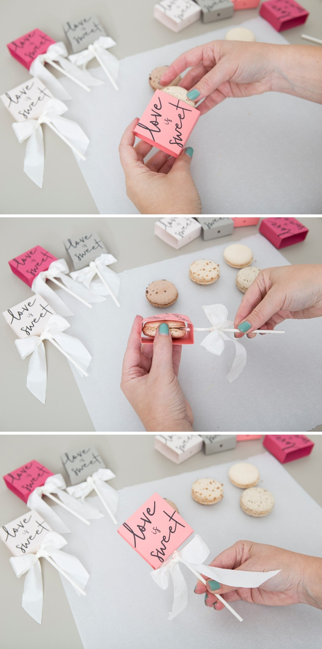 Macarons Box DIY
 These "Love Is Sweet" Printable Macaron Boxes Are The Cutest