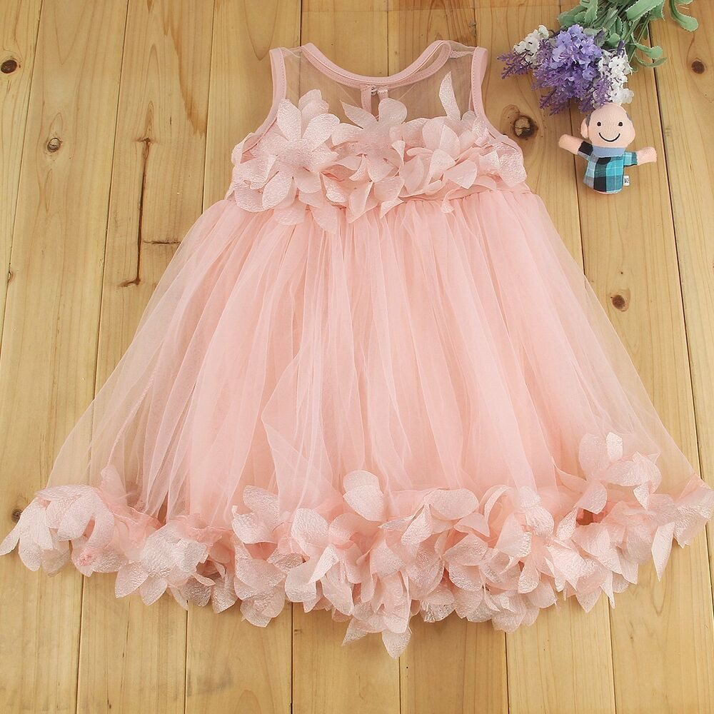 Macy'S Baby Girl Party Dresses
 Flower Girls Summer Princess Dress Kids Baby Party Wedding