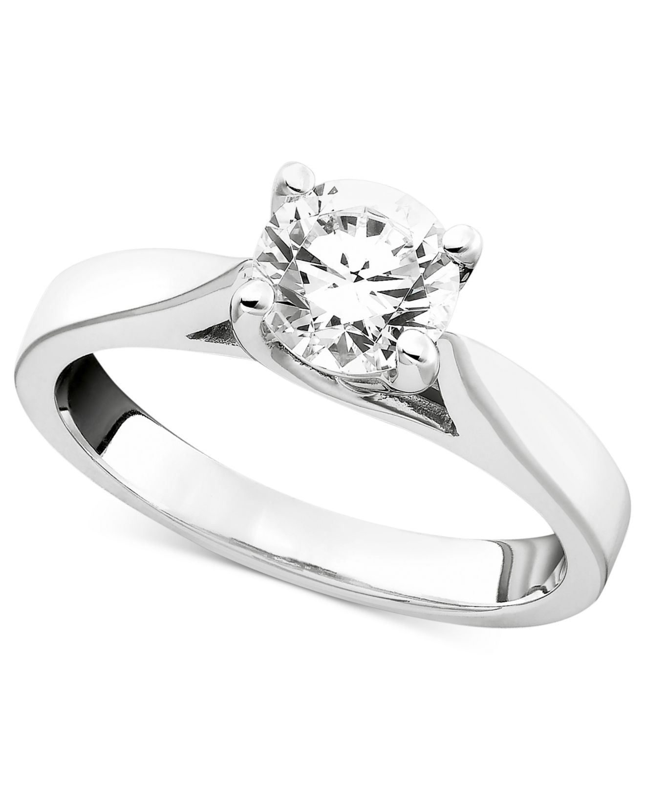 Macys Diamond Rings
 Macy s Certified Diamond Engagement Ring In 14K White Gold
