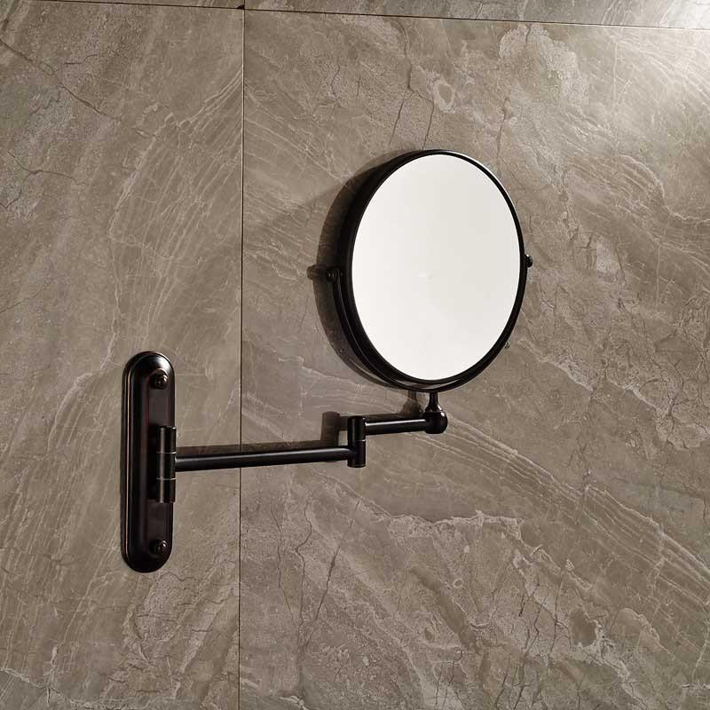 Magnifying Bathroom Mirrors Wall Mounted
 8" Wall Mounted Round Magnifying Bathroom Mirror Brass