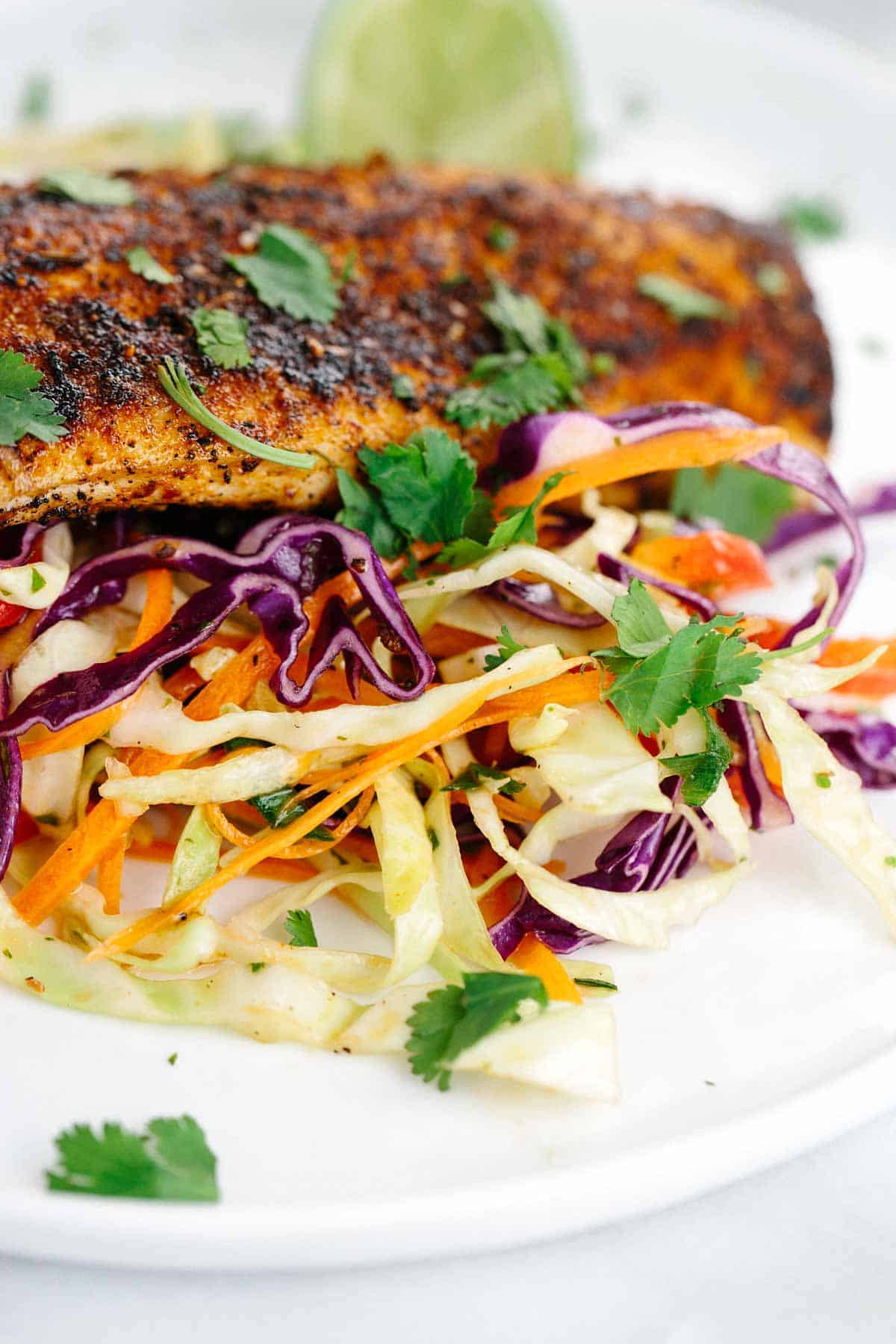 Mahi Mahi Fish Recipes
 Pan Seared Mahi Mahi with Honey Lime Coleslaw