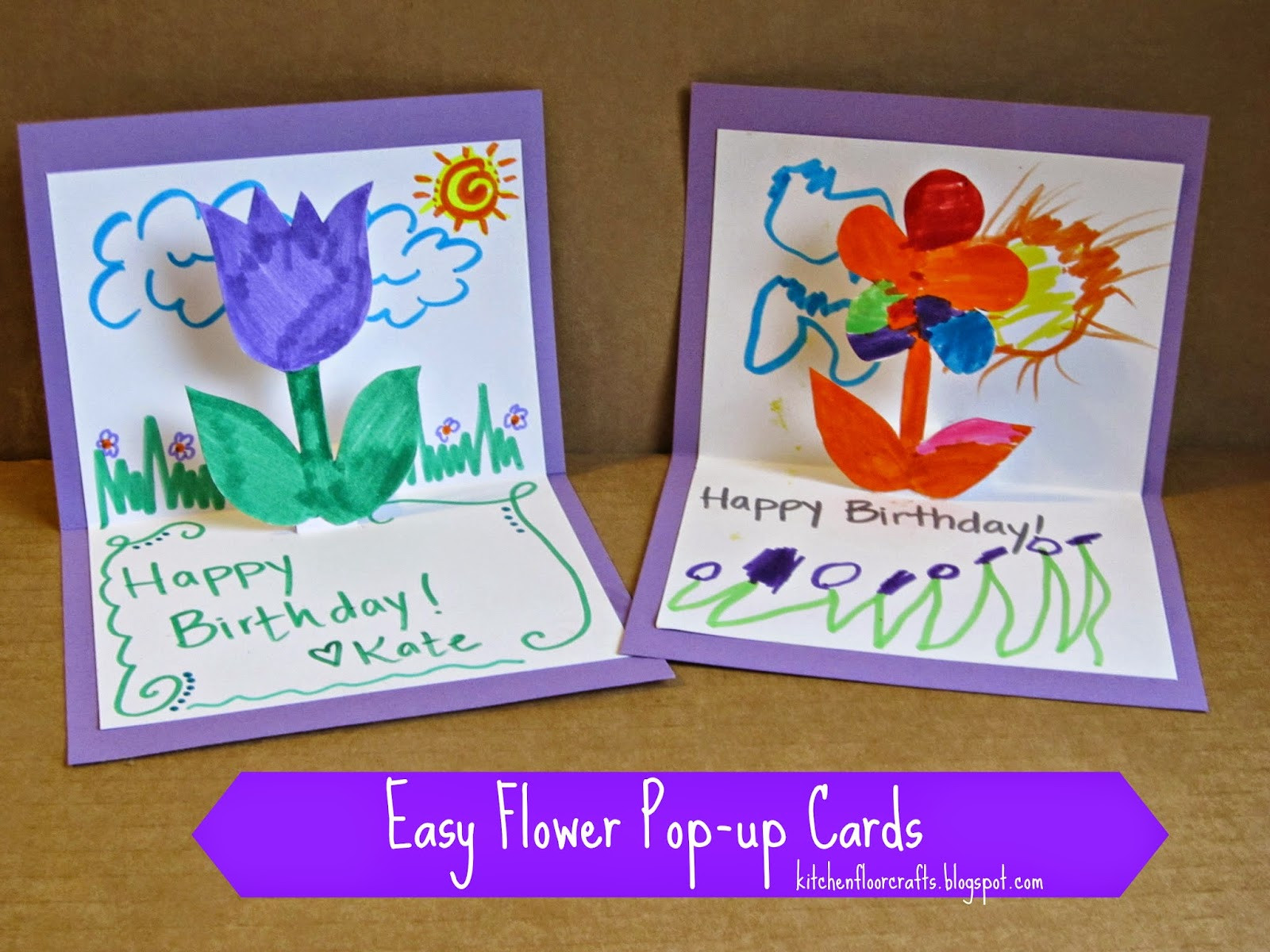 Make A Birthday Card
 Homemade Birthday Cards for Kids to Create How Wee Learn