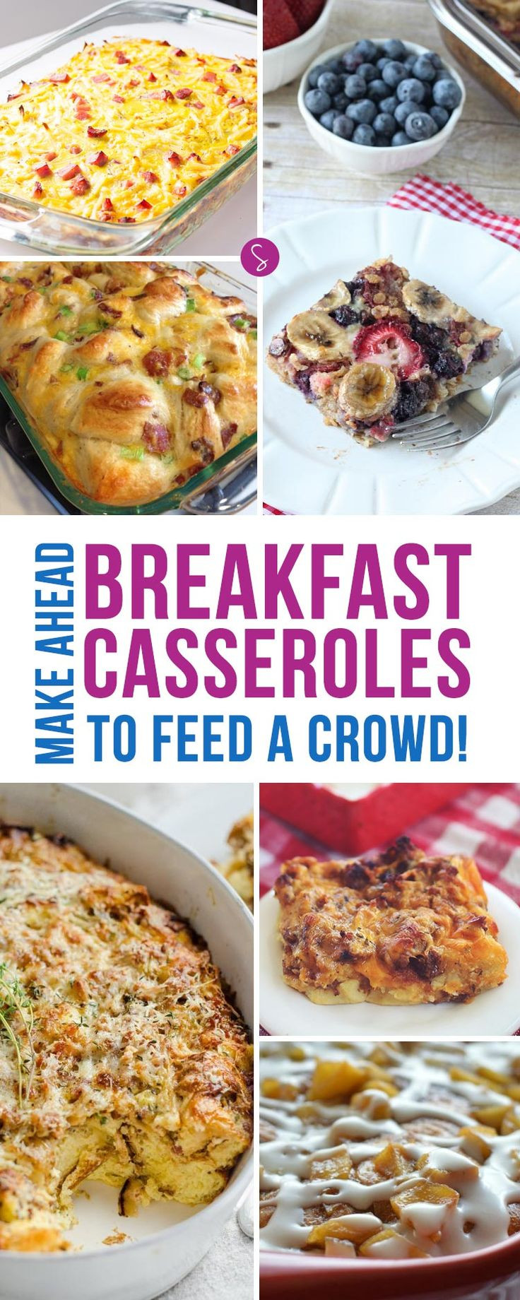 Make Ahead Breakfast Casseroles For A Crowd
 1967 best images about breakfast muffins on Pinterest