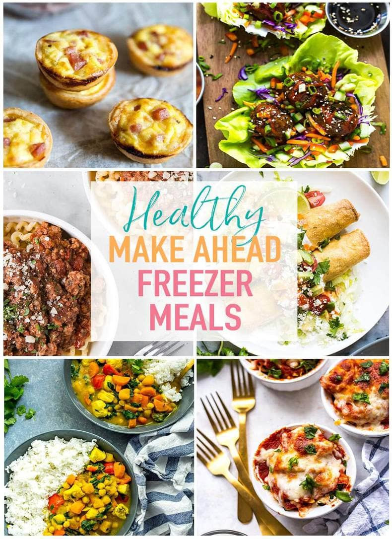 Make Ahead Dinner Recipe
 21 Healthy Make Ahead Freezer Meals for Busy Weeknights