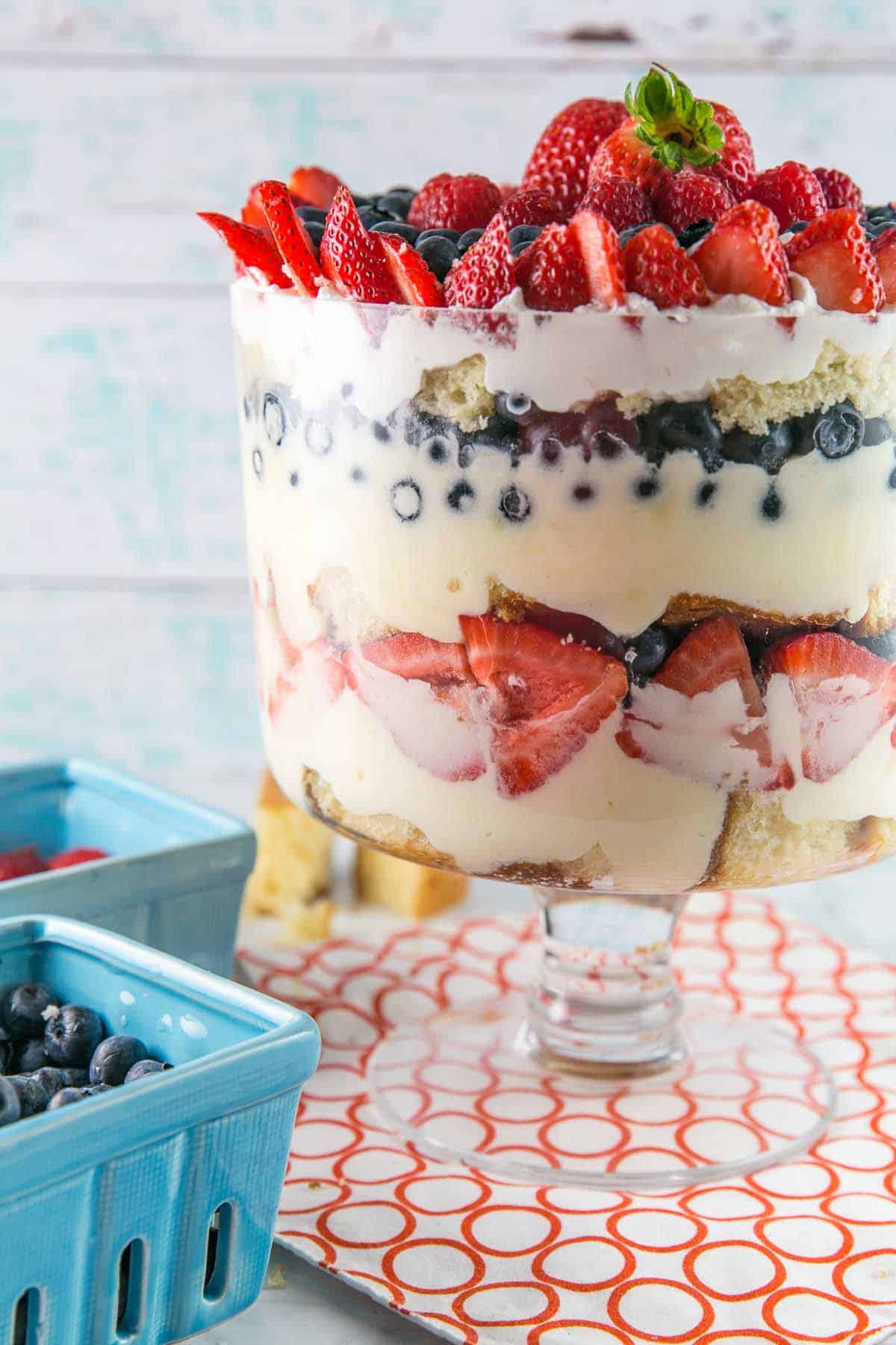 Make Ahead Summer Desserts
 Summer Berry Trifle