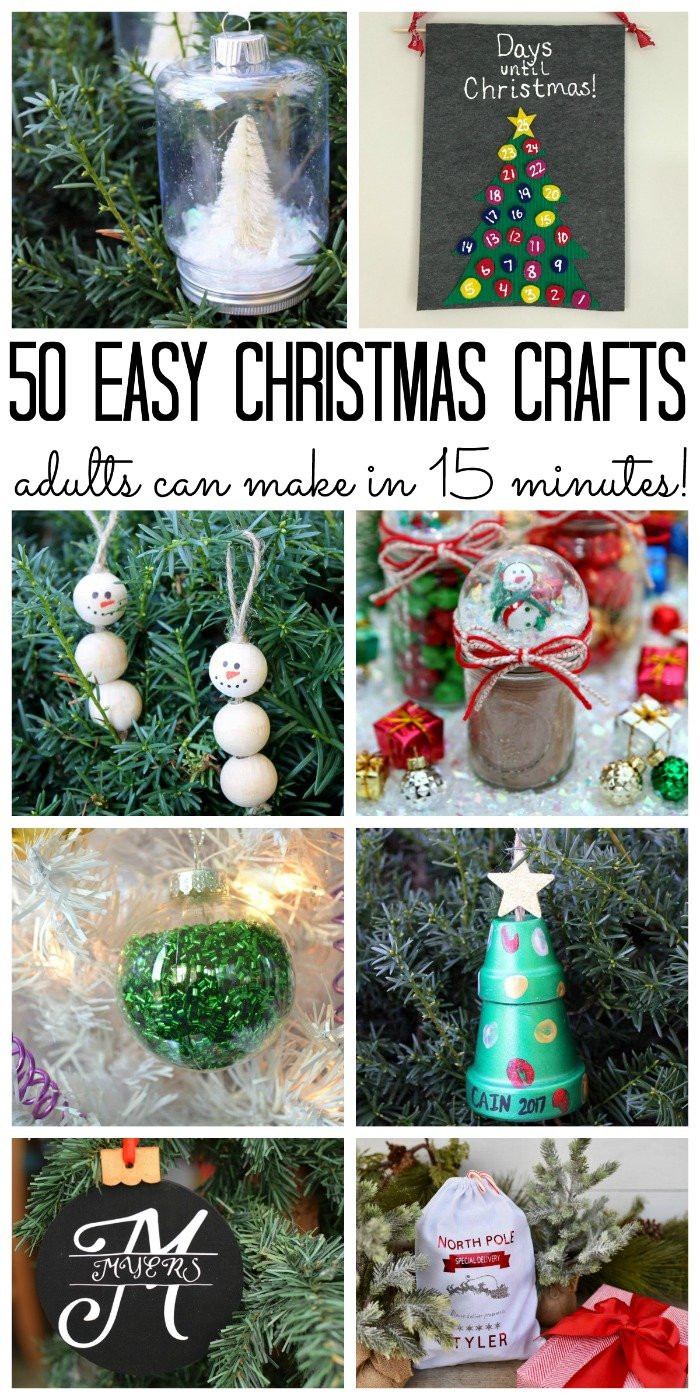 Make And Take Crafts For Adults
 Over 50 Christmas Crafts for Adults The Country Chic Cottage