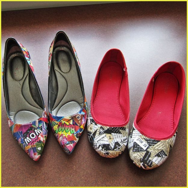 Make And Take Crafts For Adults
 Collaged Shoes Take and Make a craft project for adults