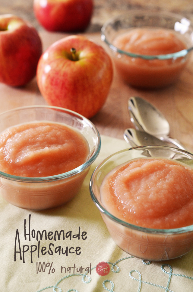 Making Applesauce For Baby
 Homemade Applesauce Recipe How To Make