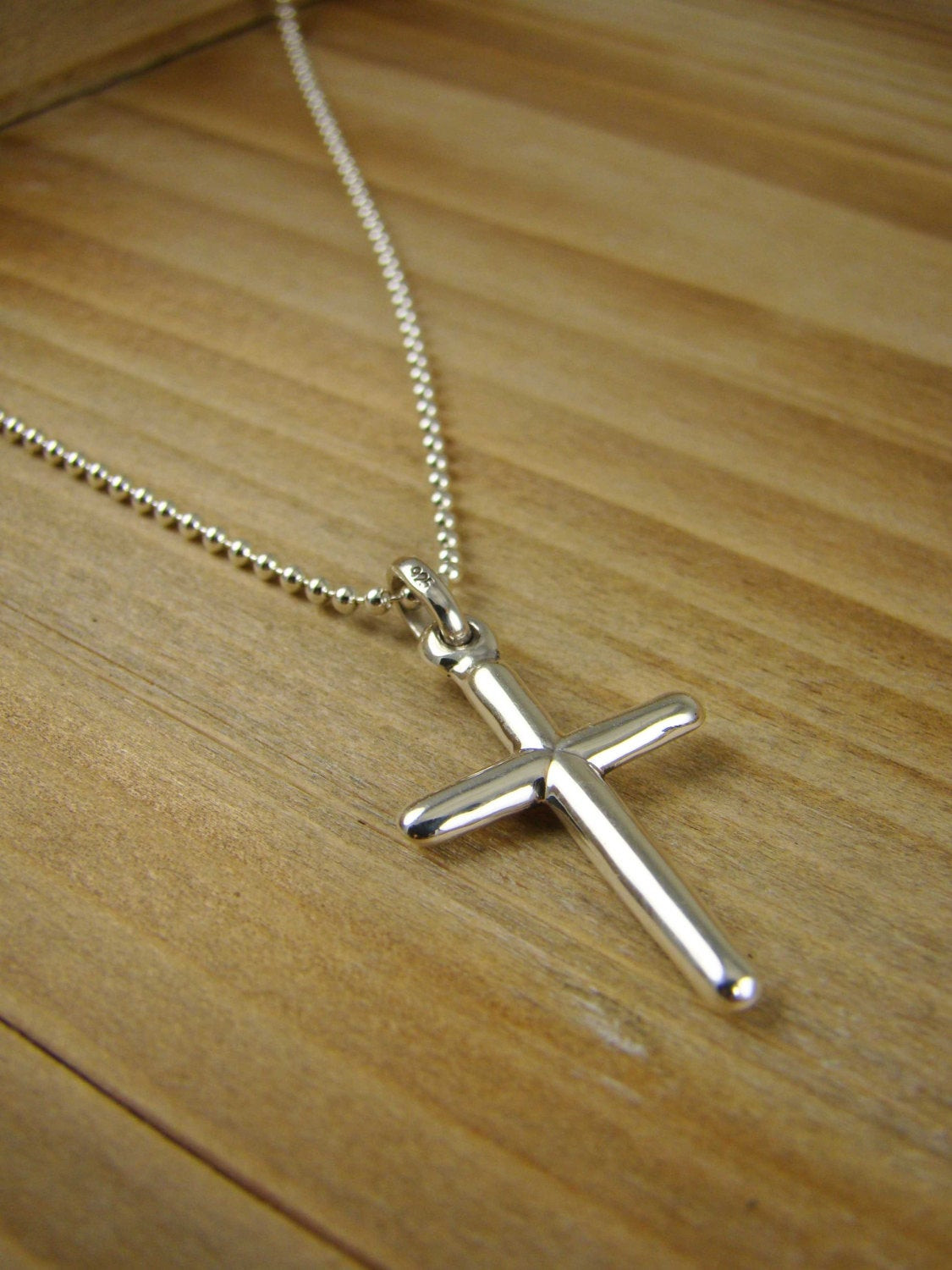 Male Cross Necklace
 Cross Necklace For Him Cross Pendant for Men Sterling Silver