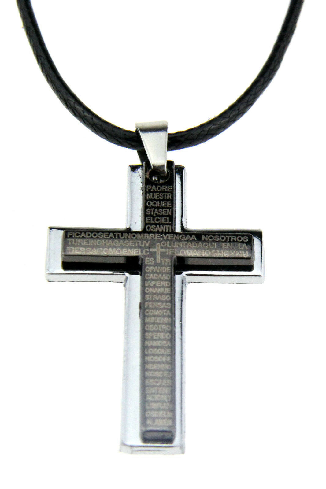 Male Cross Necklace
 free Wholesale Men s Cross Pendant alloy necklace